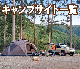 キャンプサイトの特長一覧